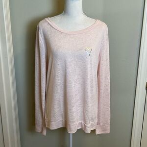 Victoria’s Secret Long Sleeve Slub Knit Top
